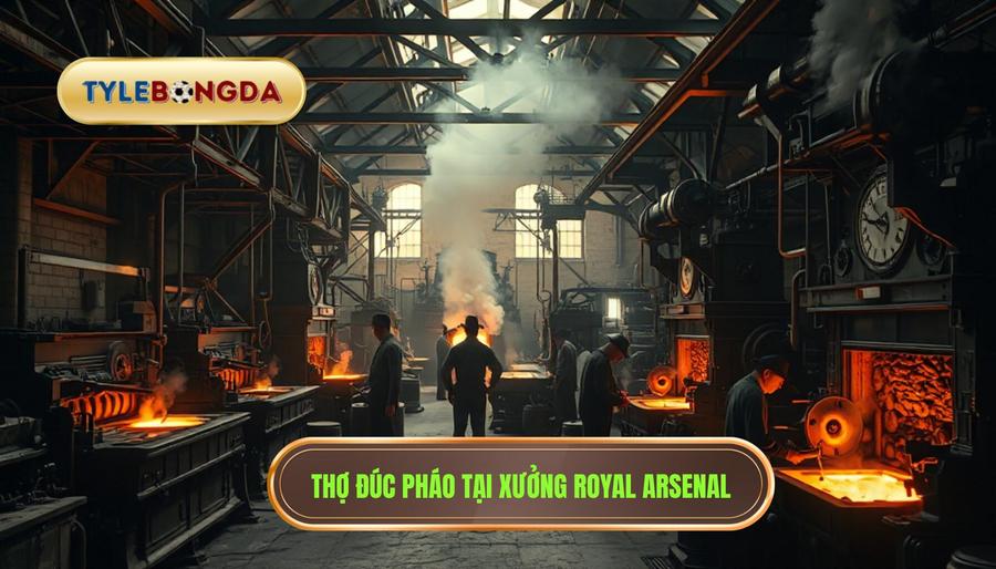 Nguồn gốc lịch sử: Những người thợ tại xưởng đúc pháo Royal Arsenal